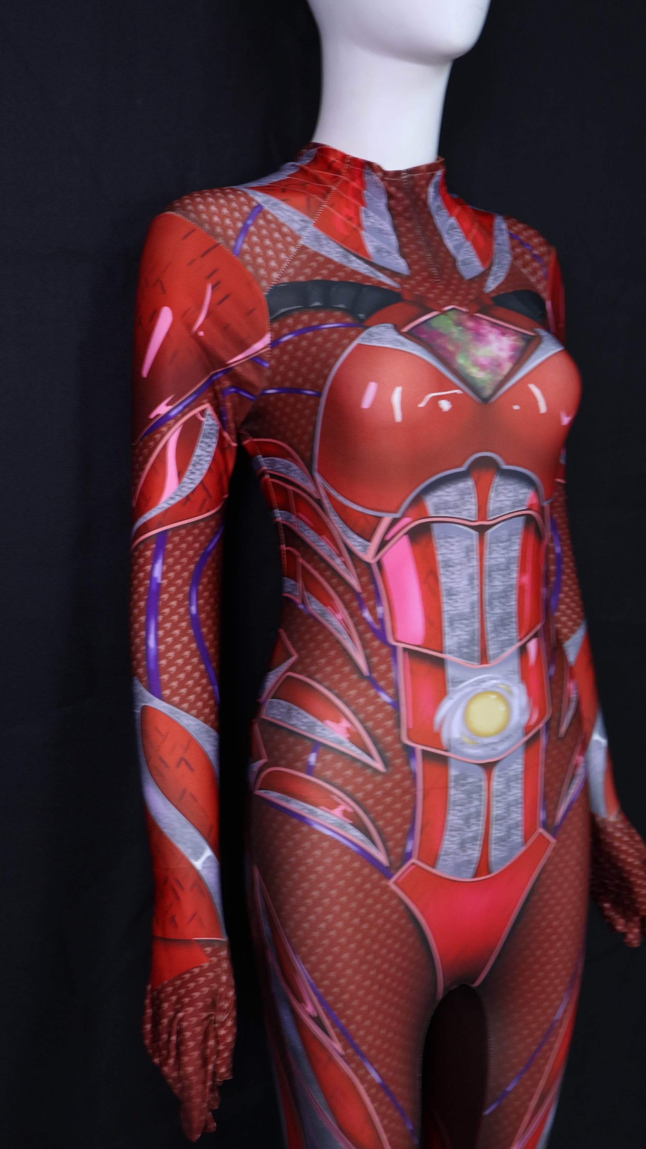Commissioned Custom Red Ranger 2017 Movie Suit Women