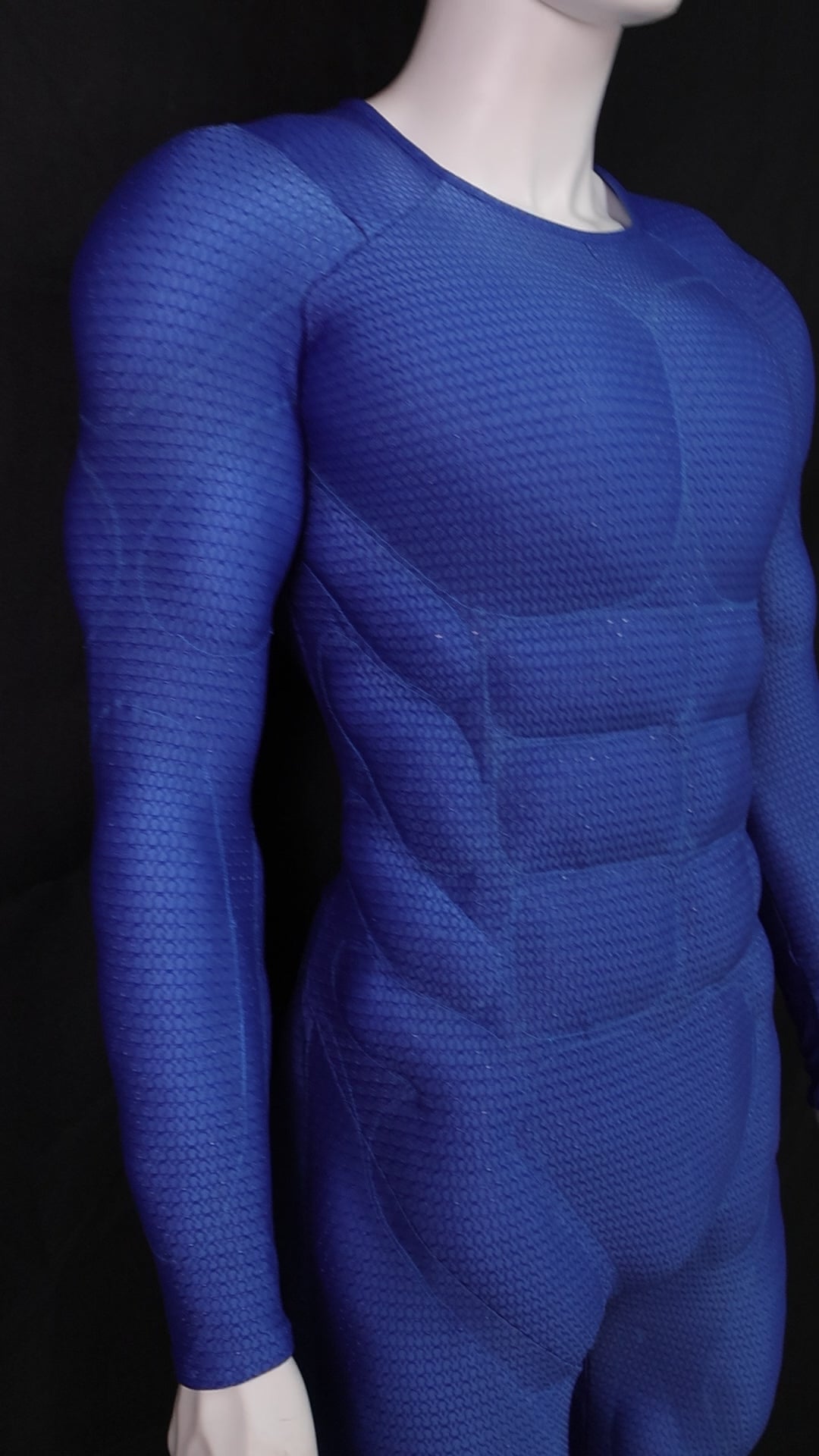 Blue Screen Printed Muscle Gear - Custom Personalized 3D Lycra Attire