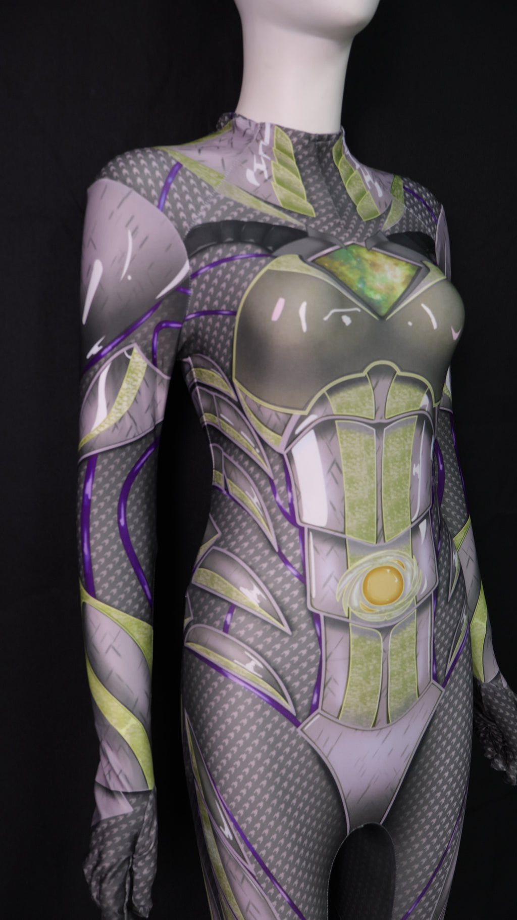 Customized Cosplay Outfit for Power Rangers 2017 WHITE ARMORED - Custom Bodysuit