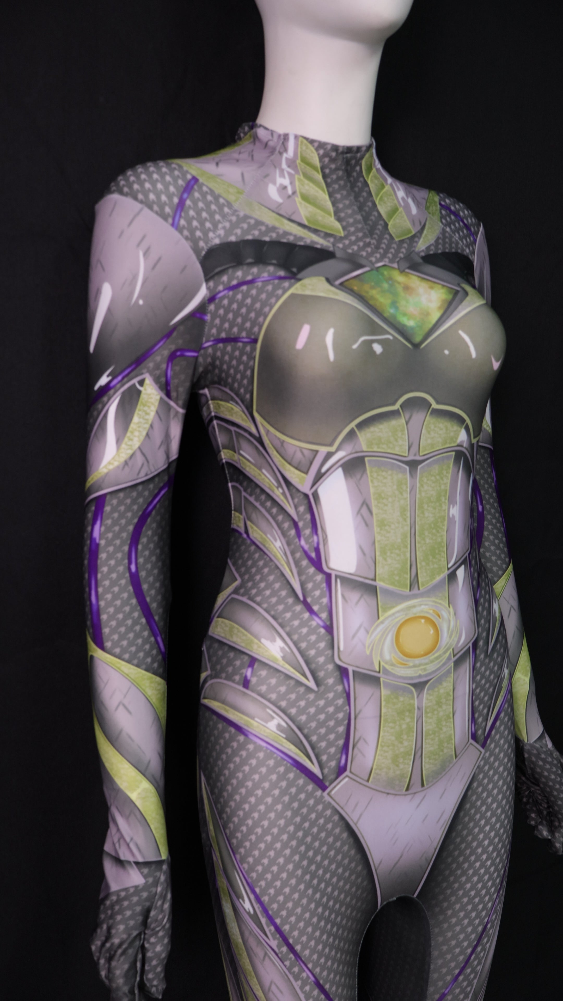 Customized Cosplay Outfit for Power Rangers 2017 WHITE ARMORED - Custom Bodysuit