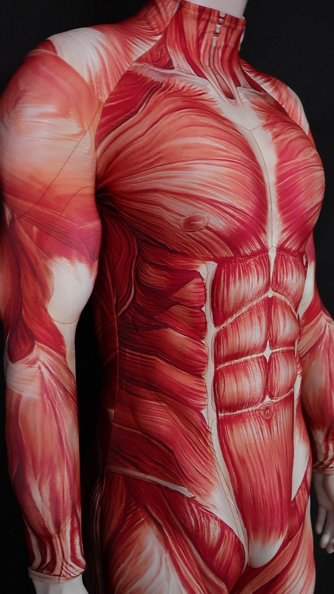 Anatomy Muscle Fiber Cosplay Gown - Custom Personalized 3D Lycra Suit