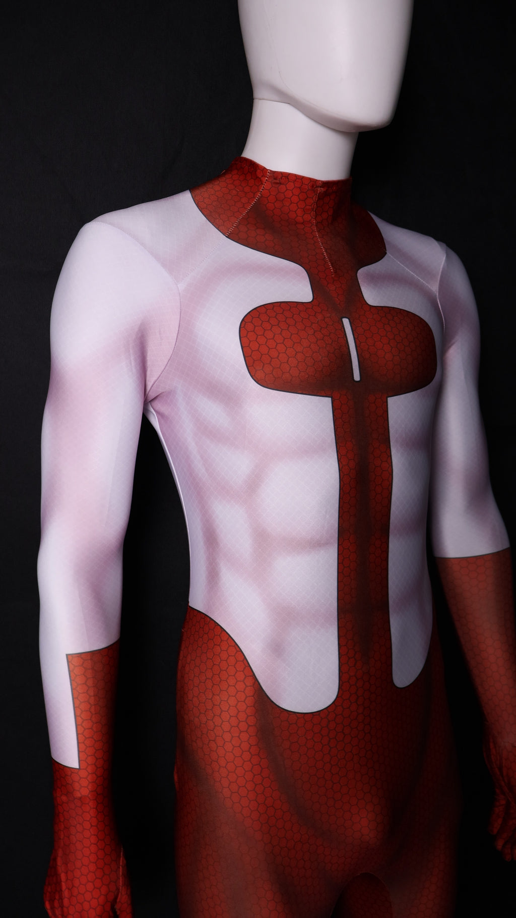 Personalized Cosplay Bodysuit for Omni-Man Men - Custom Red Suit
