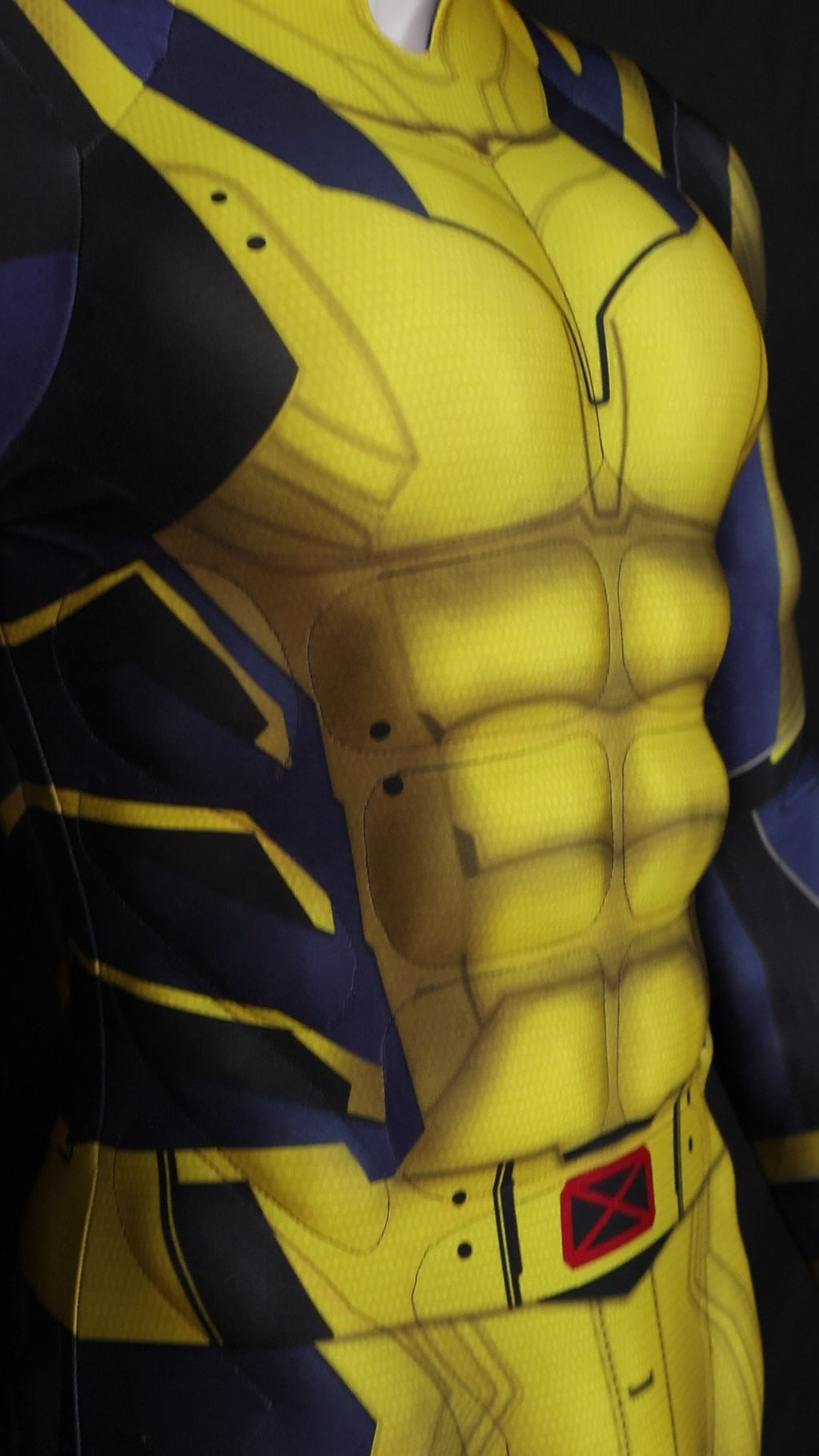 Yellow Blue Mutant Cosplay Uniform - Custom Personalized 3D Lycra Suit