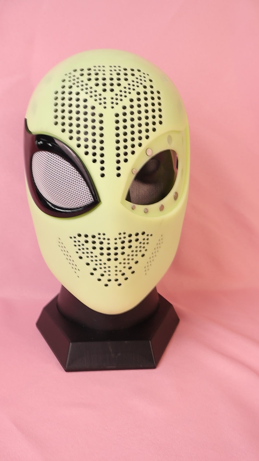 Custom High Arch Lens Spider Hood: PVC Faceshell, Personalized Mask