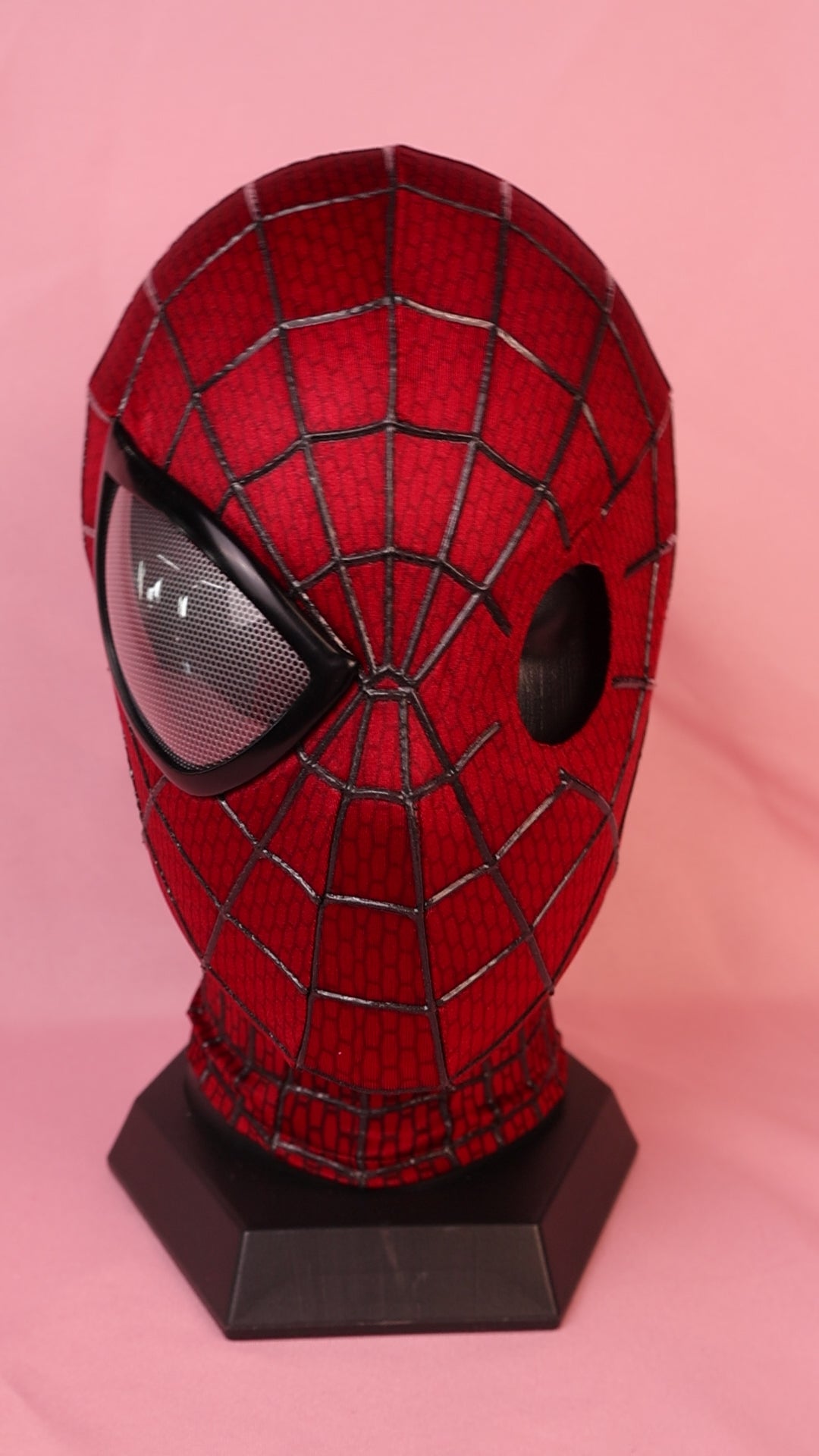Custom Classic Spider Faceshell: Personalized 3D Mask, Magnetic Lens