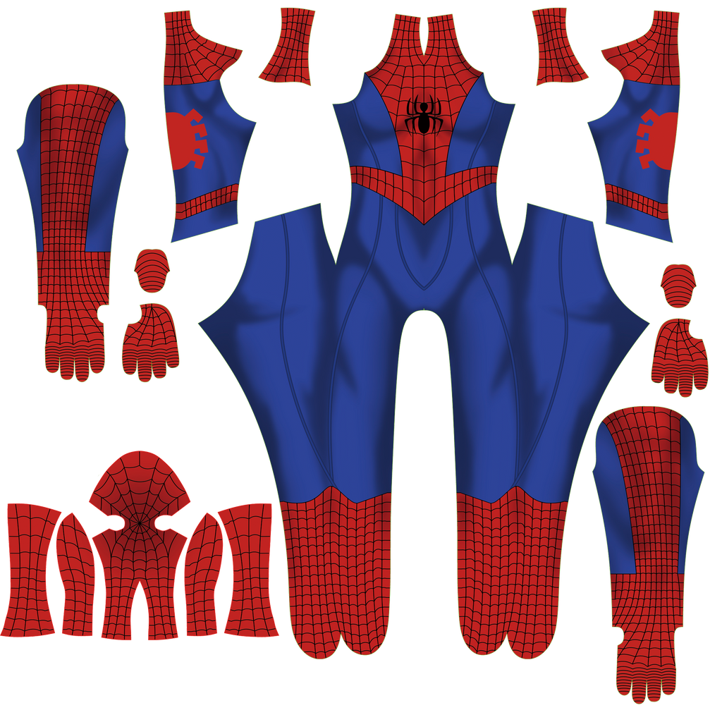 Commissioned Cosplay Bodysuit for Female Spider Man
